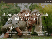 Tablet Screenshot of discoverydentalwa.com